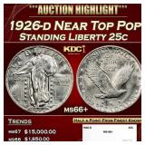 1926-d Standing Liberty Quarter Near Top Pop 25c m