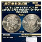 1878-s VAM 6 DDO HOT 50 Top 30 1878-s Variety Morg