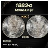 1883-o Morgan Dollar $1 Grades ms66