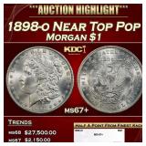 1898-o Morgan Dollar Near Top Pop $1 ms67+ SEGS