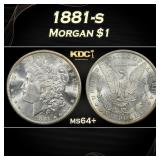 1881-s Morgan Dollar $1 Grades ms64+