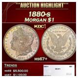 1880-s Morgan Dollar $1 ms67+ SEGS