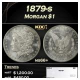 1879-s Morgan Dollar $1 ms66+ SEGS