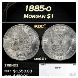 1885-o Morgan Dollar $1 ms66+ SEGS