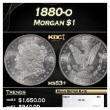 1880-o Morgan Dollar $1 ms63+ SEGS