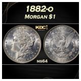 1882-o Morgan Dollar $1 Grades ms64