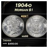 1904-o Morgan Dollar $1 Grades ms66