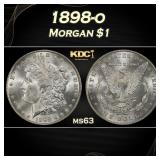1898-o Morgan Dollar $1 Grades ms63