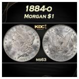 1884-o Morgan Dollar $1 Grades ms63