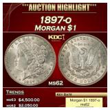 1897-o Morgan Dollar $1 ms62 USCG
