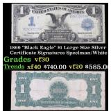 1899 $1 large size Silver Certificate "Black Eagle