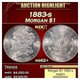 1883-s Morgan Dollar $1 ms62+ USCG