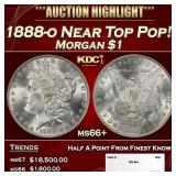 1888-o Morgan Dollar Near Top Pop! $1 ms66+ SEGS