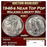 1946-s Walking Liberty Half Dollar Near Top Pop 50