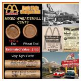 Lincoln Wheat Cent 1c Mixed Roll Orig Brandt McDon