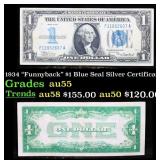 1934 $1 Blue Seal Silver Certificate "Funnyback" G