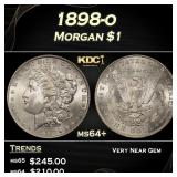 1898-o Morgan Dollar $1 Grades ms64+