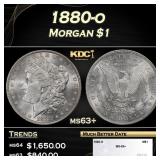 1880-o Morgan Dollar $1 ms63+ SEGS