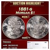 1881-s Morgan Dollar $1 ms67+ SEGS