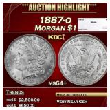 1887-o Morgan Dollar $1 ms64+ SEGS