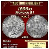 1896-o Morgan Dollar $1 ms62+ USCG