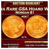 1890-cc Morgan Dollar Ultra Rare GSA Hoard W/ Box