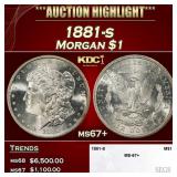 1881-s Morgan Dollar $1 ms67+ SEGS