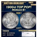 1900-o Morgan Dollar TOP POP! $1 ms67+ SEGS