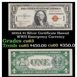 1935A $1 Silver Certificate Hawaii WWII Emergency