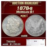 1878-s Morgan Dollar $1 ms66 SEGS