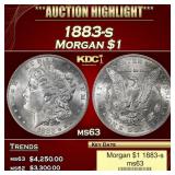 1883-s Morgan Dollar $1 ms63 USCG