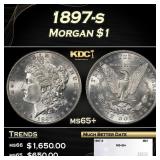 1897-s Morgan Dollar $1 ms65+ SEGS