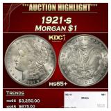 1921-s Morgan Dollar $1 ms65+ SEGS