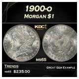 1900-o Morgan Dollar $1 Grades ms65