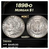 1898-o Morgan Dollar $1 Grades ms65+