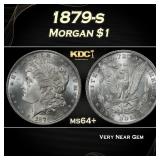 1879-s Morgan Dollar $1 Grades ms64+