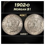1902-o Morgan Dollar $1 Grades ms62+
