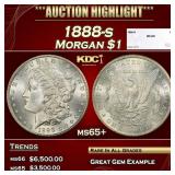 1888-s Morgan Dollar $1 ms65+ SEGS