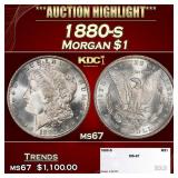 1880-s Morgan Dollar $1 ms67 SEGS