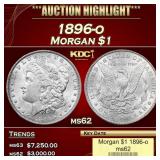 1896-o Morgan Dollar $1 ms62 USCG
