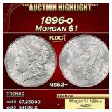 1896-o Morgan Dollar $1 ms62+ USCG