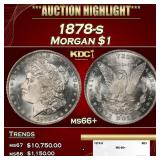 1878-s Morgan Dollar $1 ms66+ SEGS