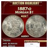 1887-o Morgan Dollar $1 ms64+ SEGS