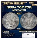 1900-p Morgan Dollar TOP POP! $1 ms67+ SEGS