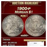 1900-p Morgan Dollar $1 ms66+ SEGS