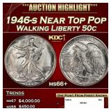 1946-s Walking Liberty Half Dollar Near Top Pop 50