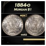 1884-o Morgan Dollar $1 Grades ms62