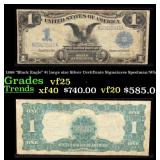 1899 $1 large size Silver Certificate "Black Eagle