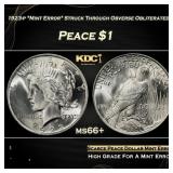 PCGS 1923-p *Mint Error* Struck Through Obverse Ob