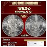1882-o Morgan Dollar $1 ms65+ SEGS